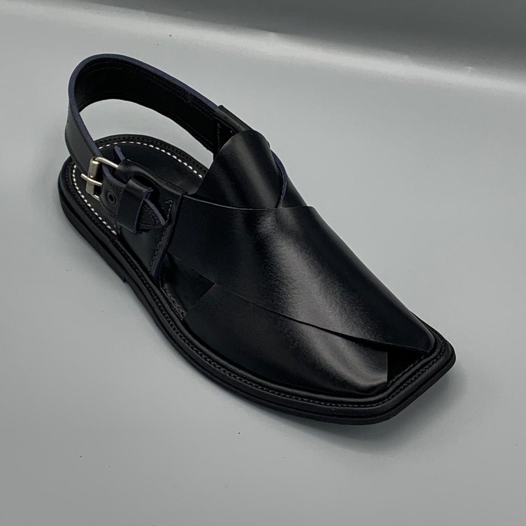 Premium Quality Black coloured Peshawari chappal
